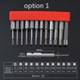 12 PCS / Set Screwdriver Bit With Magnetic S2 Alloy Steel Electric Screwdriver, Specification:1