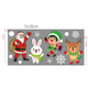 20 PCS Wall Stickers Electrostatic Window Glass Stickers Christmas Stickers(Santa Claus)