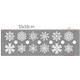 20 PCS Wall Stickers Electrostatic Window Glass Stickers Christmas Stickers(Snowflakes)