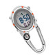 Mountain Climbing Watch Multifunctional Stainless Steel Hook Watch(Orange)
