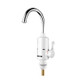 Kitchen Instant Electric Hot Water Faucet EU Plug, Style:Lamp Display Big Elbow