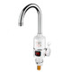 Kitchen Instant Electric Hot Water Faucet EU Plug, Style:Digital Display Big Elbow