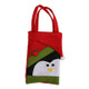 5 PCS Christmas Tote Bag Decoration Supplies Child Gift Bag(Penguin)