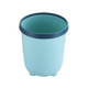 10 PCS Household Living Room Cute Girl Press-ring Trash Can Bedroom Bathroom Toilet Paper Basket, Size:S 22.5x25cm(Blue)
