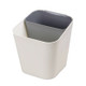 10 PCS Household Living Room Kitchen Bathroom Wet and Dry Sorting Trash Can(Gray)