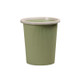 10 PCS Household Kitchen Bathroom Plastic Trash Can without Cover Lip, Size:S 23.5x25.5x17cm(Green)