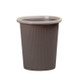 10 PCS Household Kitchen Bathroom Plastic Trash Can without Cover Lip, Size:L 25.5x28x18cm(Grey)