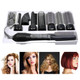 8 in 1 Professional Hair Dryer Hair Curler for Hotel Travel With Comb Powerful Hairdryer(black)