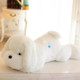 80CM Glow Plush Toy Dog Children Birthday Gift(White)