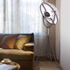 Satellite Studio Tripod Floor Lamp Living Room Bedroom , CN Plug, Size:L(Flower Color)