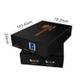 Z28 Professional HDMI Female + Mic + Line In to HDMI Female USB 3.0 Video Audio Capture Box(Black)