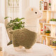 80cm Grass Mud Horse Alpaca Doll Pillow Doll Plush Toy(Green)