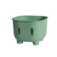 Children Double Color Matching Multifunctional Baby Toys Storage Stool, Color:Body-Green