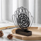 Creative Shell Wrought Iron Bedroom Mosquito Coil Tray Can Be Attached to Gray Mosquito Coil Box(Black)