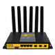 TR-R100 1000Mbps 5G Industrial Router Wireless Data Transmission Equipment with 6 Antennas, CN Plug (Black)