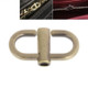 10 PCS Bag Metal Chain Length Adjustment Buckle(Ancient Gold)