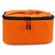 Water-resistant DSLR Padded insert Case Waterproof Zipper Removable Partition Camera Bags(Orange)