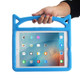 For iPad 9.7 (2018) & iPad 9.7 (2017) & iPad Air & iPad Air 2 Universal Cat Ear Shaped EVA Bumper Protective Case with Handle & Holder(Blue)