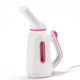 Mini Handheld Hanging Machine Dual-power Steam Brush Iron Garment Steamer(White + Pink)