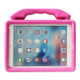 Shockproof EVA Thumb Bumper Case with Handle & Holder for iPad 9.7(Rose Red)