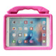 Shockproof EVA Thumb Bumper Case with Handle & Holder for iPad 9.7(Rose Red)