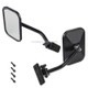 SF-JP-003 Pair  Car Side Door Rearview Mirror Adjustable Shape Angle Lens Blind Spot Exterior Mirror for Jeep Wrangler