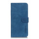For HTC Desire 20 Pro KHAZNEH Retro Texture PU + TPU Horizontal Flip Leather Case with Holder & Card Slots & Wallet(Blue)