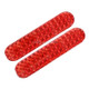 2 PCS High-brightness Laser Reflective Strip Warning Tape Decal Car Reflective Stickers Safety Mark(Red)