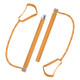 Home Pilates Bar Fitness Sports Elastic Rope Multifunctional Yoga Equipment(Orange)