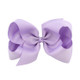 5 PCS 6 Inch Colorful Kids Girls Big Solid Ribbon Hair Bow Clips(25)