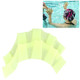 Finger Flexible Silicone Swimming Gloves (Middle Size)(Green)
