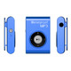 IPX8 Waterproof Swimming Diving Sports MP3 Music Player with Clip & Earphone, Support FM, Memory:8GB(Blue)