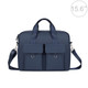 DJ09 Handheld Shoulder Briefcase Sleeve Carrying Storage Bag with Shoulder Strap for 15.6 inch Laptop(Navy Blue)