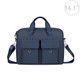 DJ09 Handheld Shoulder Briefcase Sleeve Carrying Storage Bag with Shoulder Strap for 14.1 inch Laptop(Navy Blue)