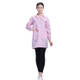 Electronic Factory Anti Static Blue Dust-free Clothing Stripe Dust-proof Clothing, Size:XXL(Pink)