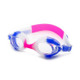 Anti-fog Silicone Swimming Goggles with Ear Plugs for Children  (Red + White + Blue)