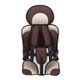 Car Portable Children Safety Seat, Size:50 x 33 x 21cm (For 0-5 Years Old)(Coffee + Beige)