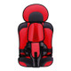 Car Portable Children Safety Seat, Size:50 x 33 x 21cm (For 0-5 Years Old)(Red + Black)