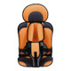 Car Portable Children Safety Seat, Size:50 x 33 x 21cm (For 0-5 Years Old)(Orange + Black)