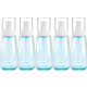 5 PCS Travel Plastic Bottles Leak Proof Portable Travel Accessories Small Bottles Containers, 100ml(Blue)