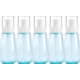 5 PCS Travel Plastic Bottles Leak Proof Portable Travel Accessories Small Bottles Containers, 100ml(Blue)