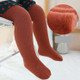 Autumn and Winter Children Pantyhose Brushed Thick Leggings, Size:XL(Red)