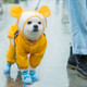 Pet Cartoon Pattern Waterproof All-inclusive Four-leg Raincoat, Size:XXL(Yellow Bear)