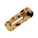 Women Acetic Acid Hair Clips Leopard Print Waterdrop Barrettes Girls Hair Accessories(Square leopard)