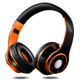 SG-8 Bluetooth 4.0 + EDR Headphones Wireless Over-ear TF Card FM Radio Stereo Music Headset with Mic (Orange)