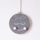 Felt Smiley Tent Pendant Wall Decoration Children Room Children Clothing Store Props, Size:  Medium(Pink Ball)