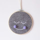 Felt Smiley Tent Pendant Wall Decoration Children Room Children Clothing Store Props, Size:  Small( Purple Ball)