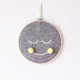 Felt Smiley Tent Pendant Wall Decoration Children Room Children Clothing Store Props, Size:  Medium(  Yellow Ball )