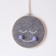 Felt Smiley Tent Pendant Wall Decoration Children Room Children Clothing Store Props, Size: Large( Purple Ball)