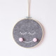 Felt Smiley Tent Pendant Wall Decoration Children Room Children Clothing Store Props, Size: Large(Pink Ball)